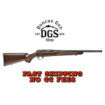 TIKKA T1X HUNTER 22LR 20 THREADED WOOD BLUED