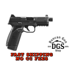 FN 66101383 545 Tactical 45 ACP 15+1/18+1 4.71 Black Target Crown/Threaded Steel Barrel, Black PVD Optic Cut/Serrated Steel Slide & Polymer Frame w/Picatinny Rail, Ambidextrous