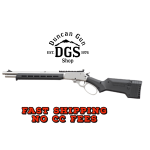 Marlin 70912 1895 Trapper 45-70 Gov 5+1 16.17 Satin Threaded Barrel, Picatinny Rail Stainless Steel Receiver, Black Adjustable Magpul ELG Synthetic Stock