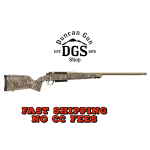 Christensen Arms 8011501900 Evoke  Full Size 300 Win Mag 4+1 22 Flat Dark Earth Cerakote #4 Contour Threaded Barrel, Mossy Oak Bottomland Fixed Hybrid Hunter w/Picatinny Rail Synthetic Stock