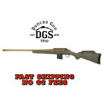 Ruger 46930 American Predator Gen II Full Size 6.5 Creedmoor 3+1  22 Burnt Bronze Cerakote Threaded Barrel, Picatinny Rail Steel Receiver, Green Splatter Adjustable Synthetic Stock