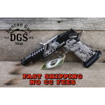 MASTERPIECE ARMS DS9 STEEL CHALLENGE BLACK AND SILVER MEDIUM TRIGGER TRIJICON OPTIC PLATE