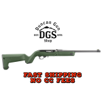 Ruger 31101 10/22 Takedown 22 LR 10+1 16.40 Threaded Barrel, Satin Blued Alloy Steel, Exclusive Magpul X-22 Backpacker OD Green Stock, Cross-Bolt Manual Safety, Includes 4 BX-1 Mags