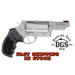 Taurus 2-441039MAG Judge Magnum Compact 45 Colt (LC)/410 Mag 5rd, 3 Matte Stainless Steel Barrel, Cylinder & Frame, Black Finger Groove Grip, Exposed Hammer