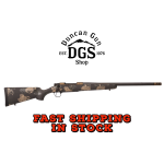 Christensen Arms 8010619400 Ridgeline FFT 7mm Rem Mag 3+1 22 Carbon Fiber/Threaded Barrel, Burnt Bronze Cerakote, Green with Black/Tan Accents Stock