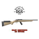 RUGER AMER. 17HMR 16.1" SATIN BLUE / FDE TB