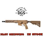 Geissele Automatics Super Duty Mod1, Semi-automatic, Short Barreled Rifle, 223 Remington/556NATO, 10.3 Cold Hammer Forged Barrel, 1-7 Twist, HUXWRX QD 556 Flash Hider, Carbine Gas System, Anodized Finish, Desert Dirt Color, B5 Systems Enhanced SOPMOD