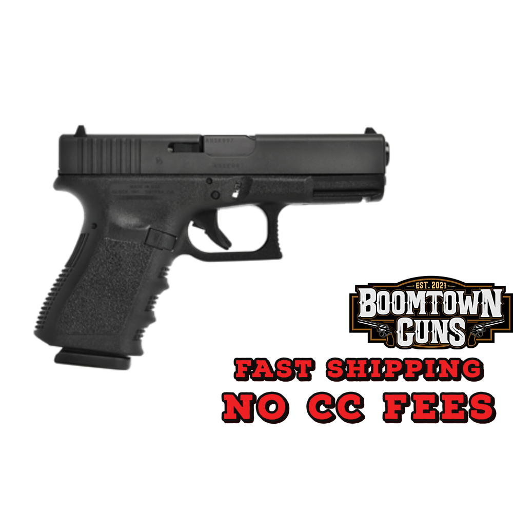 Glock UI2250203 G22 Gen3 40 S&W  4.49 Barrel 15+1, Black Frame & Slide, Finger Grooved Rough Texture Polymer Grip, Safe Action Trigger (US Made)