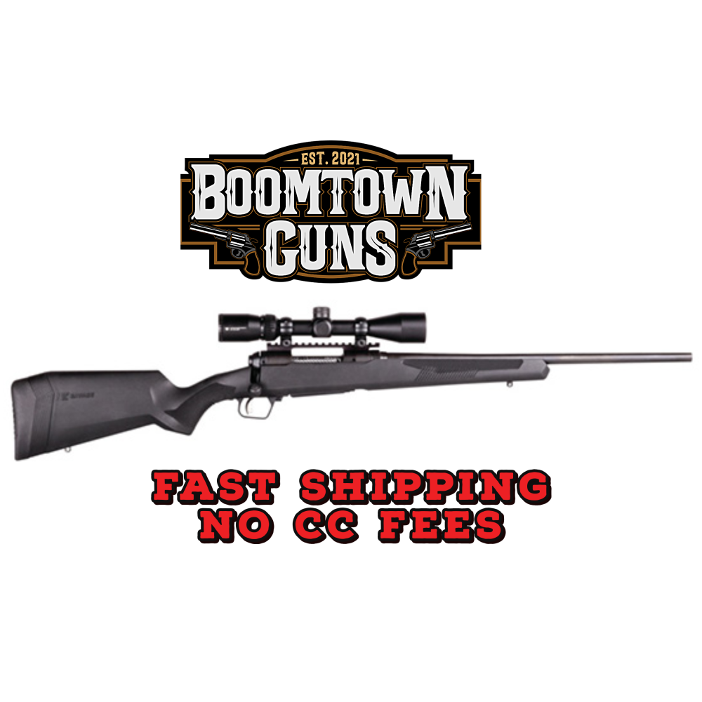 Savage Arms 57307 110 Apex Hunter XP 308 Win 4+1 20, Matte Black Metal, Synthetic Stock, Vortex Crossfire II 3-9x40mm Scope