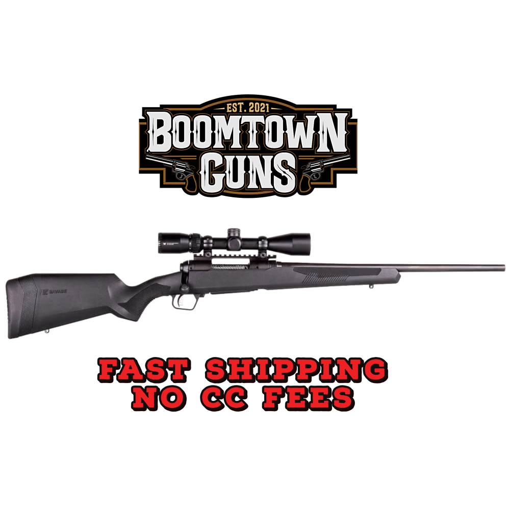 Savage Arms 57303 110 Apex Hunter XP 243 Win 4+1 22, Matte Black Metal, Synthetic Stock, Vortex Crossfire II 3-9x40mm Scope