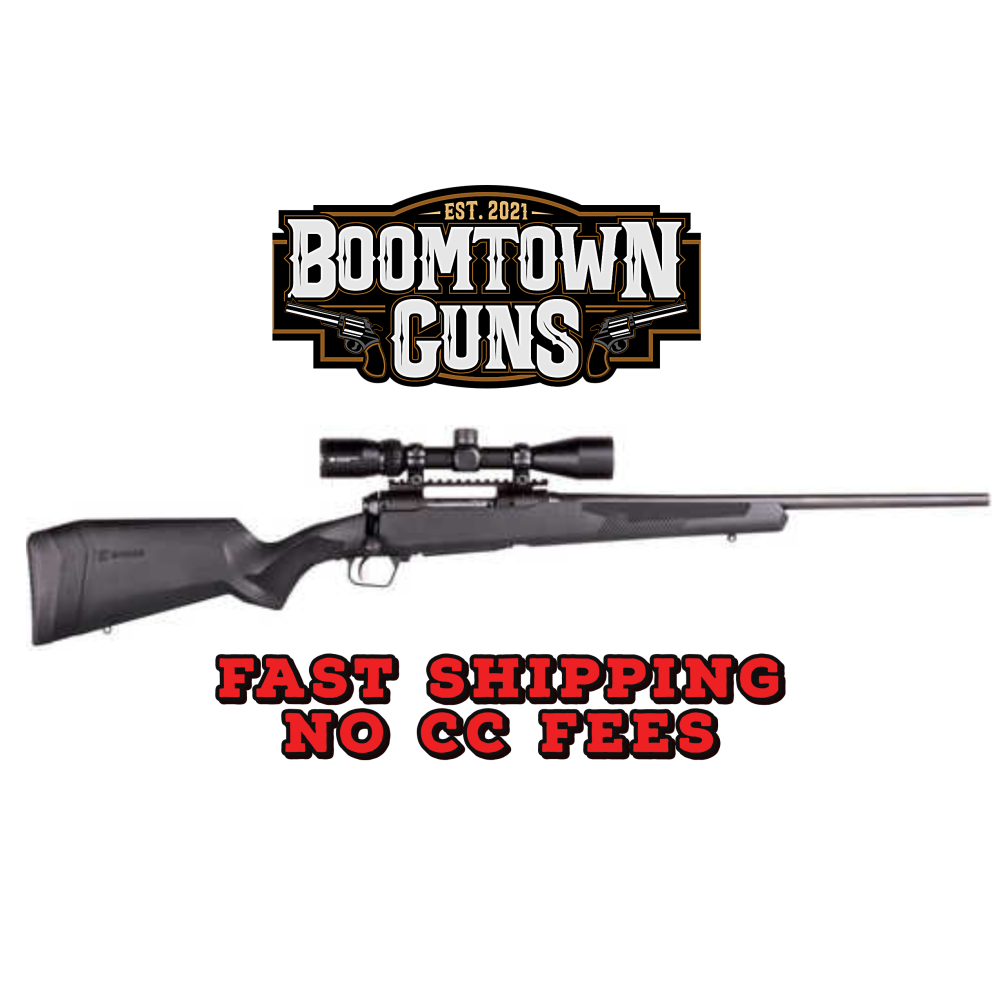 Savage Arms 57314 110 Apex Hunter XP 7mm Rem Mag 3+1 24, Matte Black Metal, Synthetic Stock, Vortex Crossfire II 3-9x40mm Scope