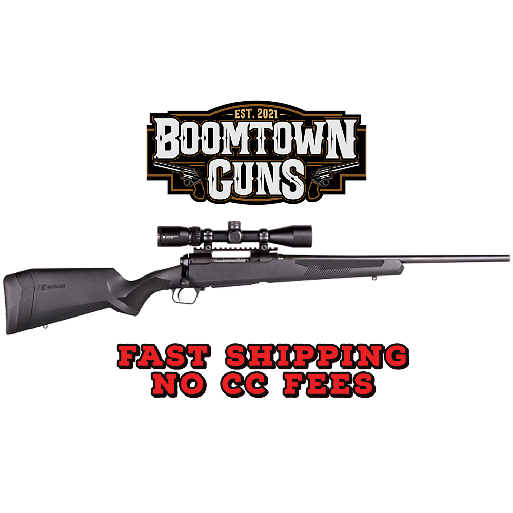 Savage Arms 57315 110 Apex Hunter XP 300 Win Mag 3+1 24, Matte Black Metal, Synthetic Stock, Vortex Crossfire II 3-9x40mm Scope