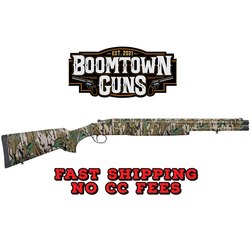 Mossberg 75485 Silver Reserve Eventide Turkey Over/Under 12 Gauge 3.5 2rd 20, Mossy Oak Greenleaf, Synthetic Furniture, Fiber Optic Sight, Ext. Turkey Choke