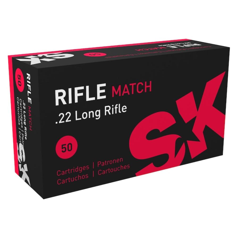 SK 22 LR RIFLE MATCH 50RD BOX