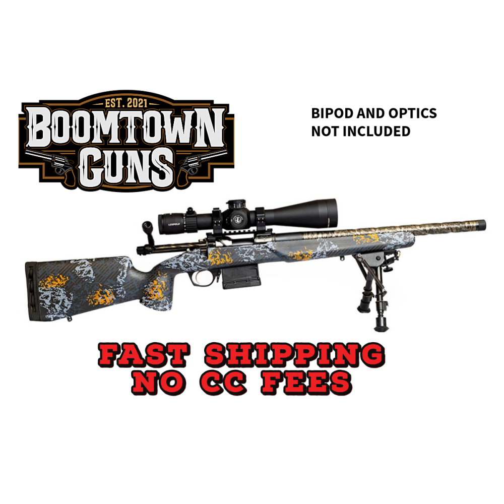 Horizon Firearms RF010A392214C18 Venatic Carbon 7 PRC 22 Fluted Threaded Barrel, Drilled & Tapped Receiver, Arca Rail Forend, Iota EKO Carbon Fiber Stock