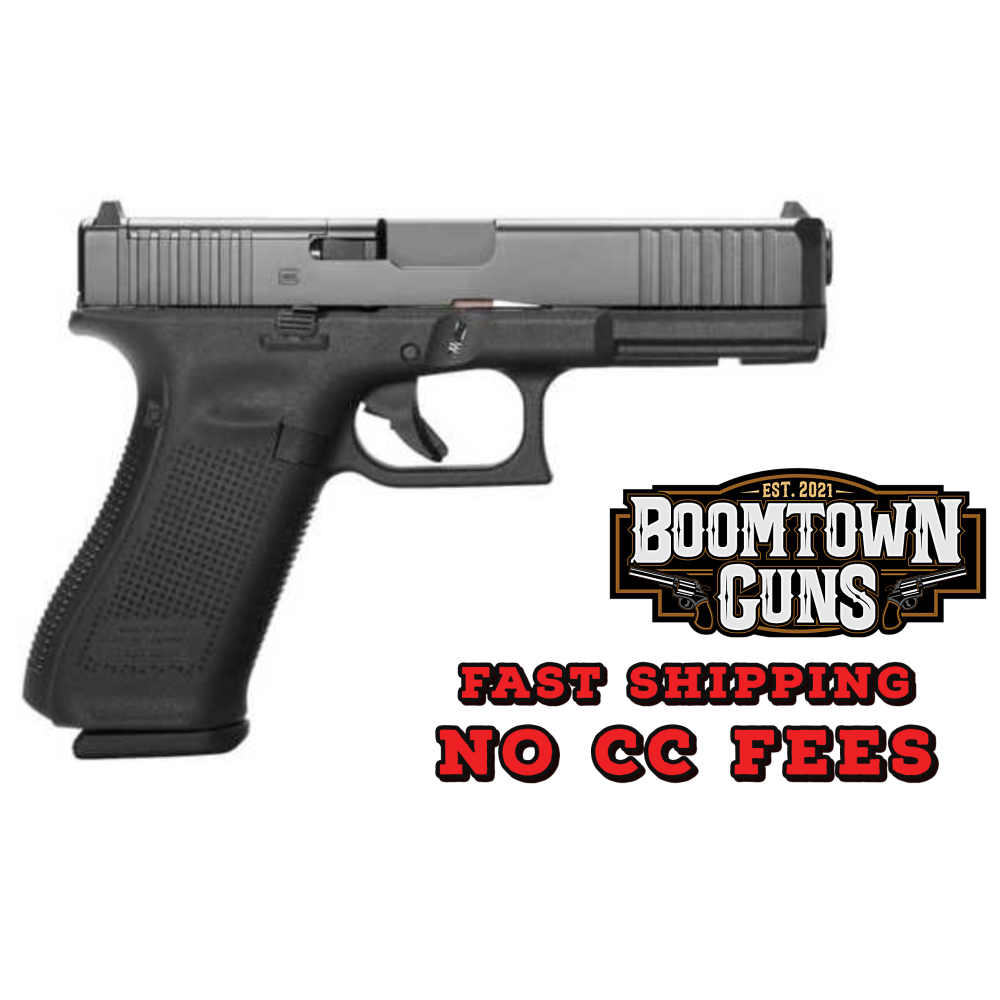 Glock PA225S203MOS G22 Gen5 MOS 40 S&W  4.49 Glock Marksman Barrel 15+1, Black Frame & MOS nDLC Slide, Modular Backstrap, Ambidextrous Slide Stop, Safe Action Trigger, Optics Ready