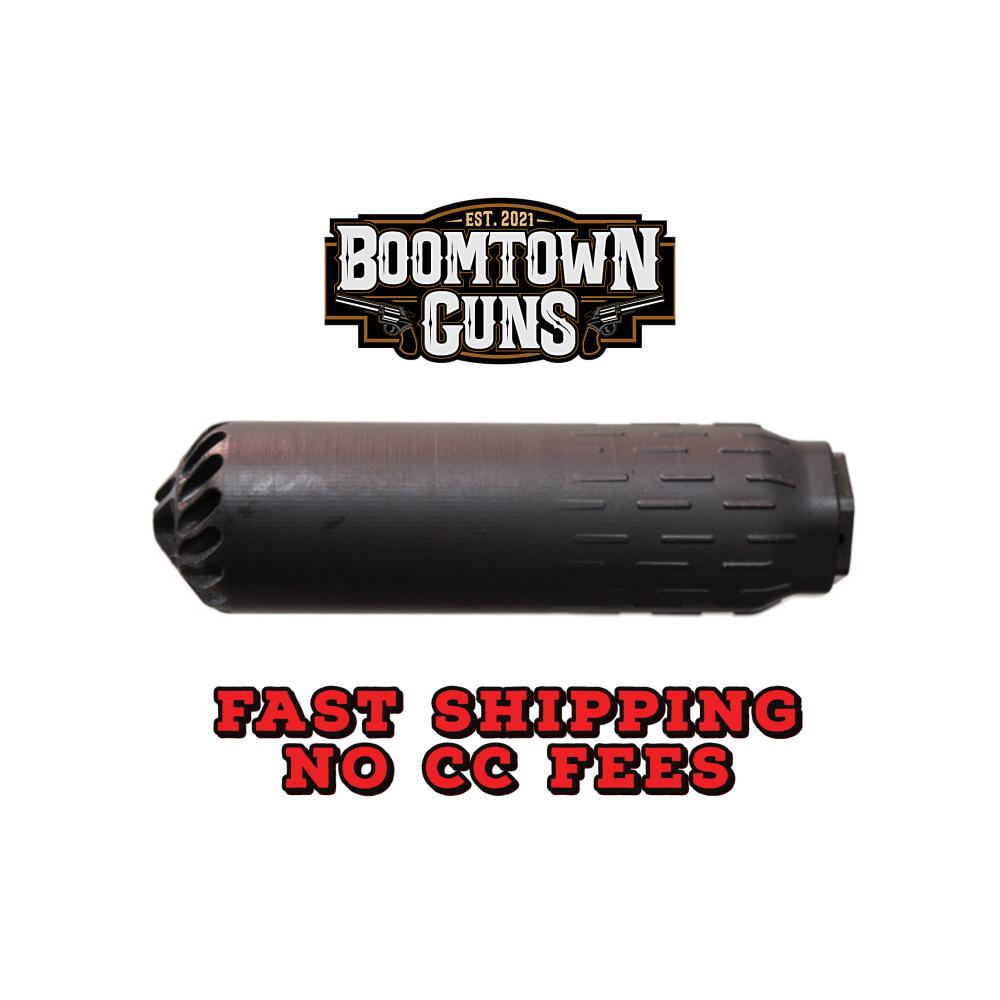 HUXWRX Safety Company Flow 556K, Suppressor, 5.5, 556NATO, C-Series Cerakote Finish, Black, 17-4PH Stainless Steel, Includes 1/2X28 Flash Hider 2449