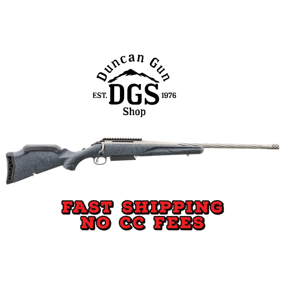 Ruger 46915 American Rifle Gen II Full Size 300 Win Mag 3+1 20 Cobalt Cerakote Threaded Barrel, Picatinny Rail Steel Receiver, Gray Splatter Adjustable Synthetic Stock Ruger 46915 American Rifle Gen II Full Size 300 Win Mag 3+1 20 Cobalt Cerakote Threaded Barrel, Picatinny Rail Steel Receiver, Gray Splatter Adjustable Synthetic Stock