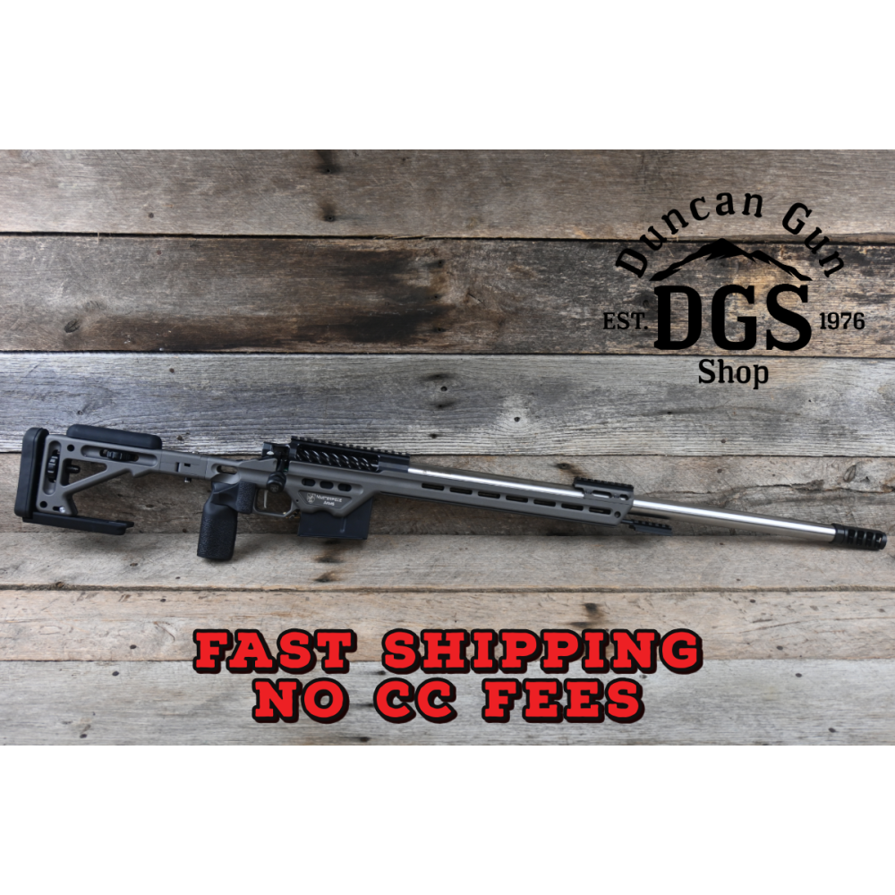 MASTERPIECE ARMS PMR PRO II 338LAPUA BLK MPA ACTION 26" MPA MATCH POLISHED BARREL ESR CHASSIS TUNGSTEN FOLD STOCK 338LAPUA MUZZLE