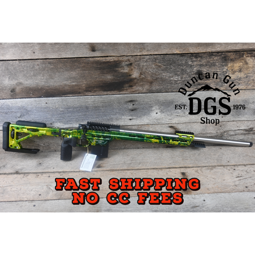 MASTERPIECE ARMS PMR PRO II 6GT RH 26" MPA MATCH FOLDING STOCK SWIRL GOLD BLUE ANO