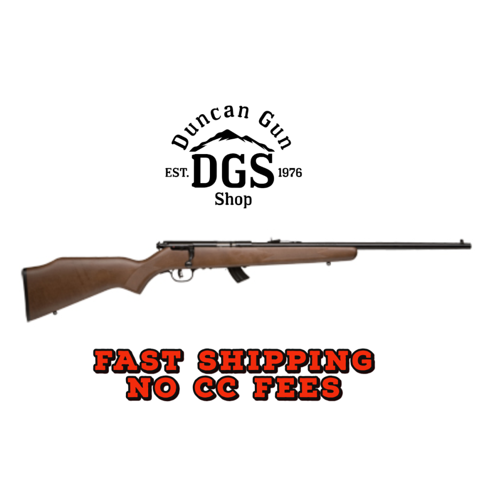Savage Arms 20700 Mark II G Full Size 22 LR 10+1 21 Matte Black Sporter Barrel, Matte Black Drilled & Tapped Carbon Steel Receiver, Satin Brown Fixed Wood Stock, Right Hand