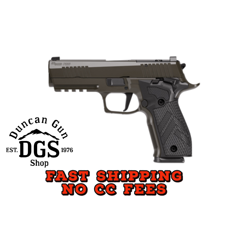 SIG P226X LEGION 9MM 4.4 BULL XRAY3 SAO (3)18RD HOGUE G10