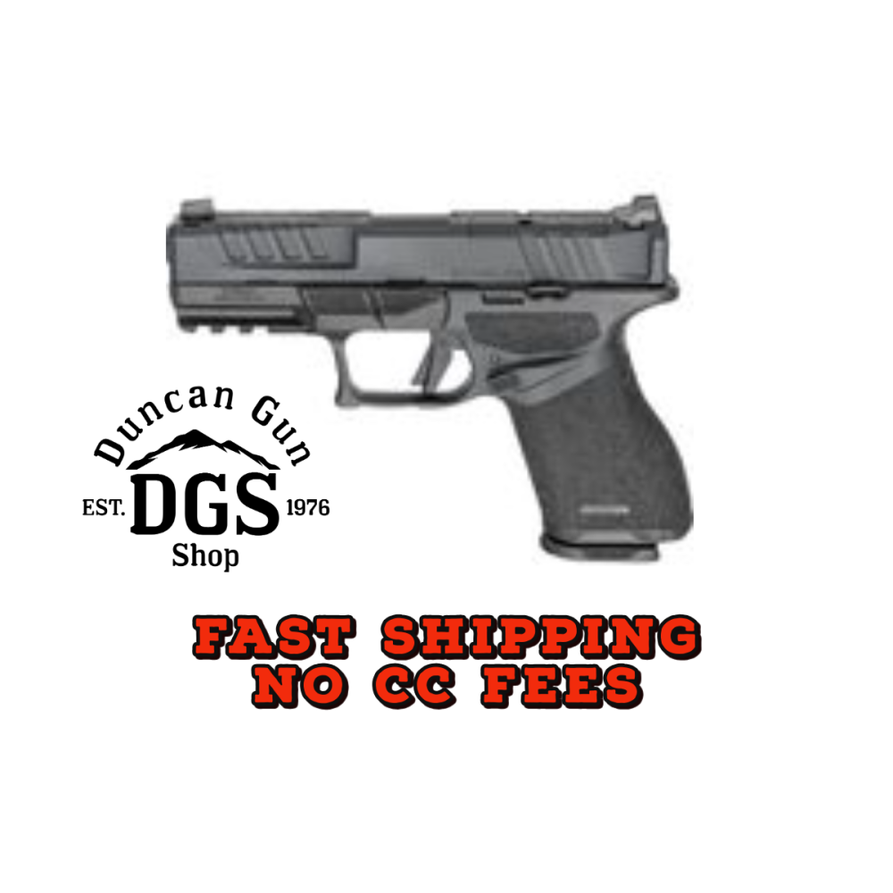 Springfield Echelon 4.0C, Semi-automatic, Striker Fired, Polymer Framed Pistol, Full Size, 9MM, 4 Barrel, Melonite Finish, Black, Optics Ready Slide, 3-Dot Tritium Night Sights, 2 Magazines, (1)-18 Round and (1)-15 Round EC9409B-3D