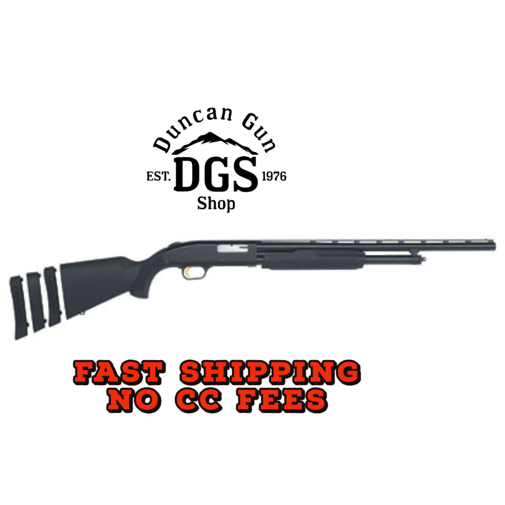 Mossberg 54210 500 Super Bantam Youth 20 Gauge 3 5+1 22 Vent Rib Barrel, Blued Metal Finish, EZ-Reach Forend, Dual Extractors, Synthetic Stock w/Adjustable LOP Spacer, Includes Accu-Set Chokes