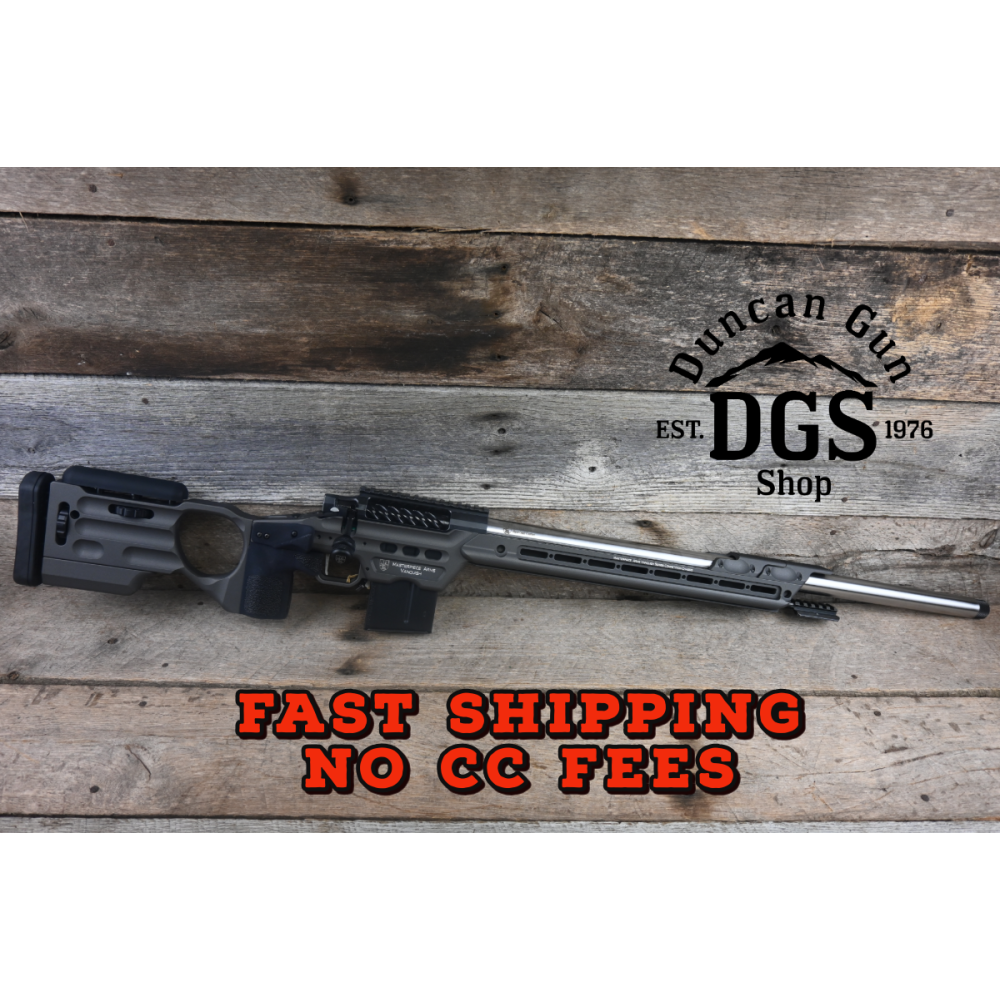 MASTERPIECE ARMS VANQUISH PMR PLT 6GT RIGHT HAND PLACK MPA ACTION 26" MPA MATCH POLISHED BARREL MPA TRIGGER VANQUISH CHASSIS TUNGSTEN