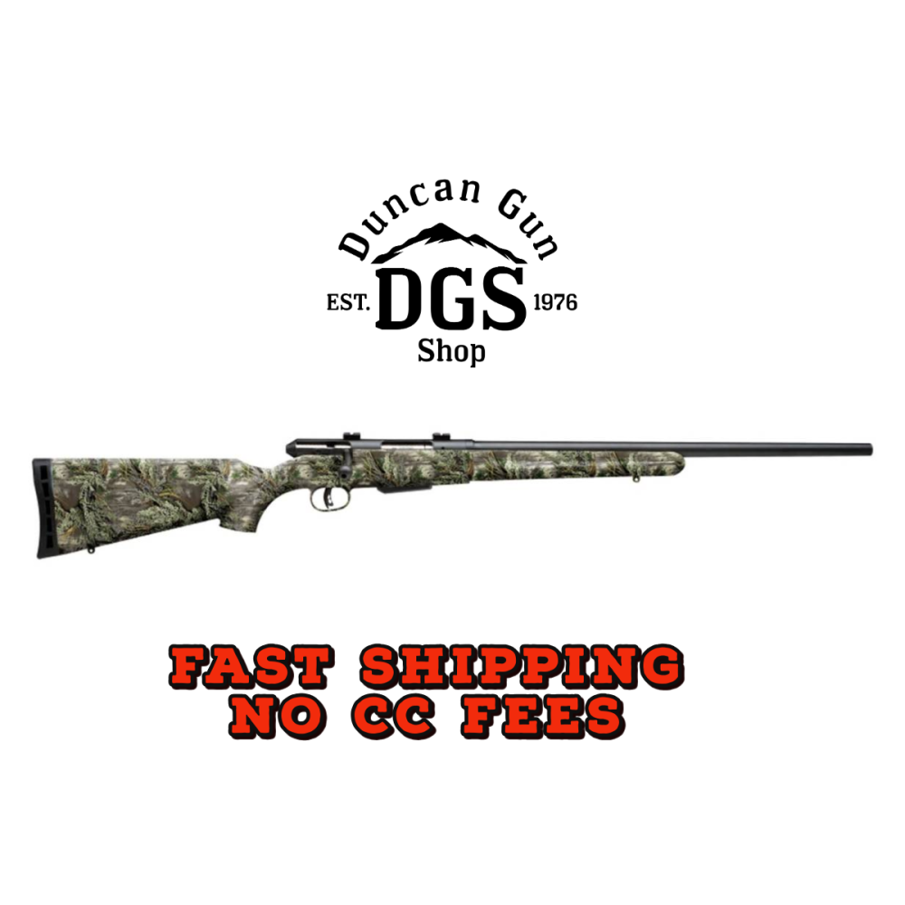 Savage Arms 19979 25 Walking Varminter 22 Hornet Caliber with 4+1 Capacity, 22 Barrel, Matte Black Metal Finish & Realtree Max-1 Synthetic Stock Right Hand (Full Size)