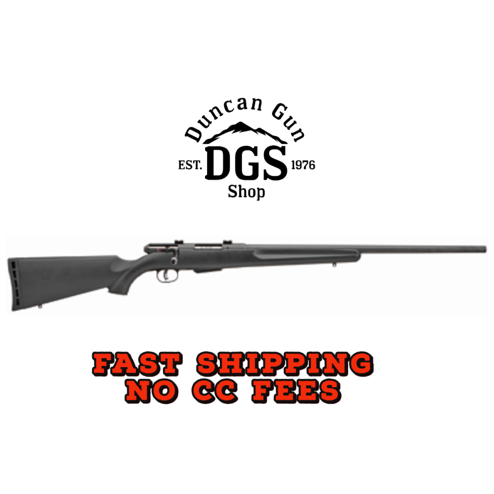 Savage Arms 19153 25 Walking Varminter Full Size 22 Hornet 4+1 22 Matte Black Heavy Barrel, Matte Black Carbon Steel Receiver Drilled & Tapped, Matte Black Fixed Varmint Synthetic Stock, Right Hand