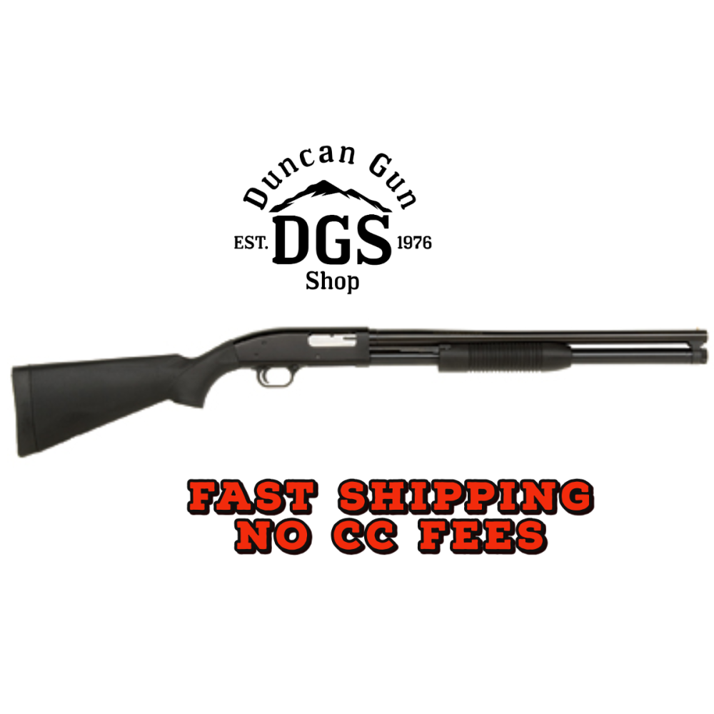 Maverick Arms 31046 88 Security 12 Gauge 3 7+1 20 Blued Barrel, Black Fixed Synthetic Stock