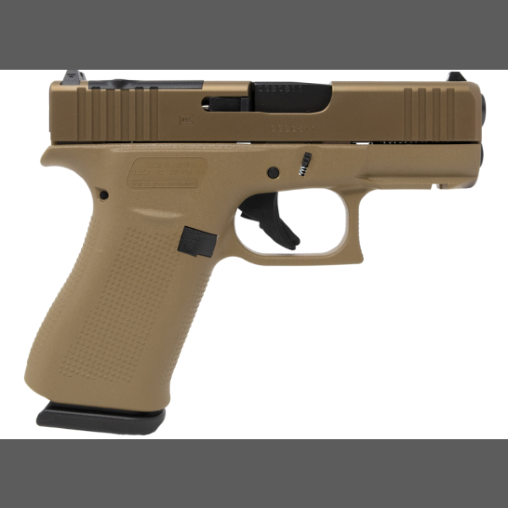 GLOCK 43X MOS 9MM COYOTE