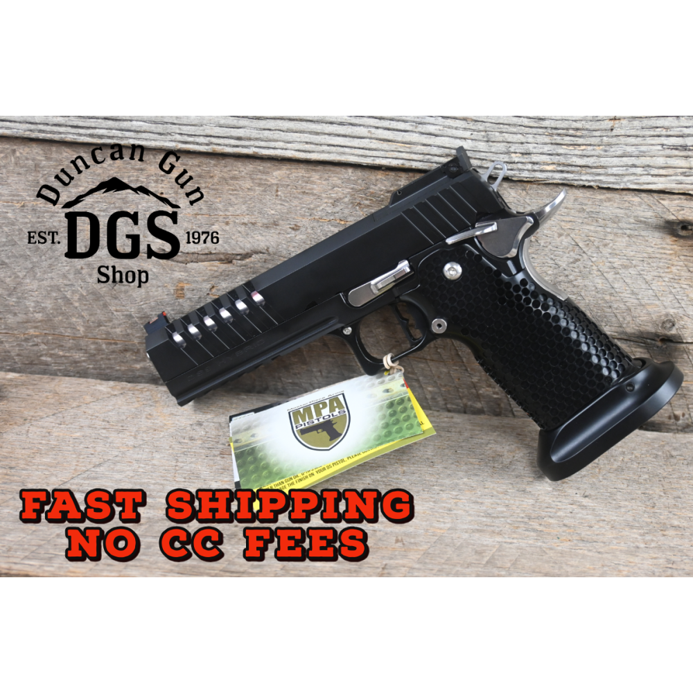 MPA DS9 HYBRID 9MM BLK AND STAINLESS  WITH BLK TRIG