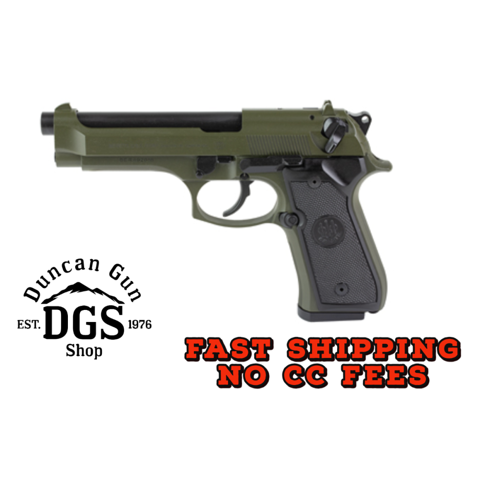 92FS 9MM OD GREEN 5.1 15+1
