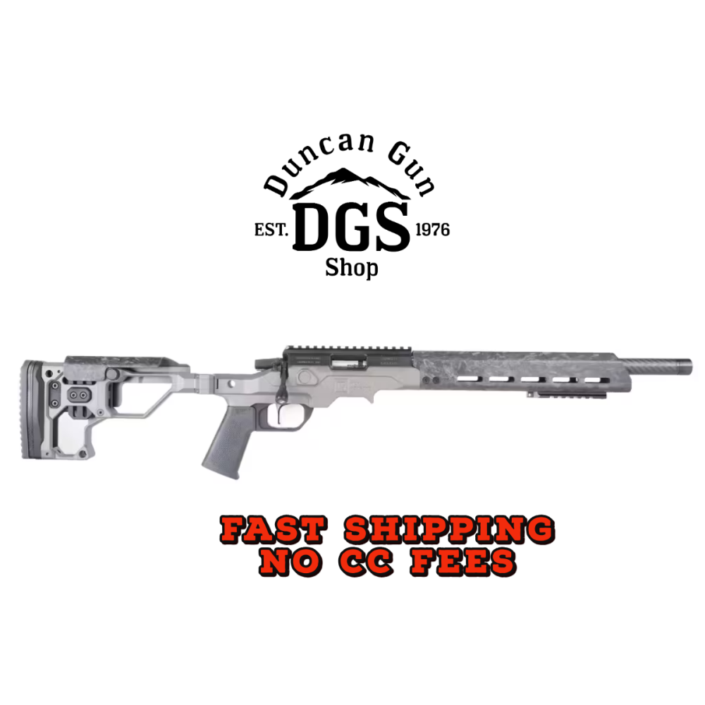 Christensen Arms 8011202800 MPR  17 HMR 10+1 16 Black Match Grade Threaded Barrel, Black Nitride Picatinny Rail Receiver, Carbon Fiber M-LOK Handguard, Tungsten Gray Adj w/MagneLock Technology Stock