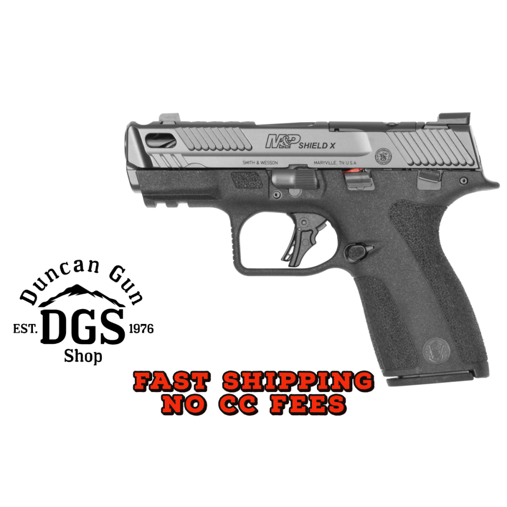 SMITH & WESSON PC M&P 9 SHIELD X CARRY COMP 9MM 3.6IN BARREL 15RD BLACK ...