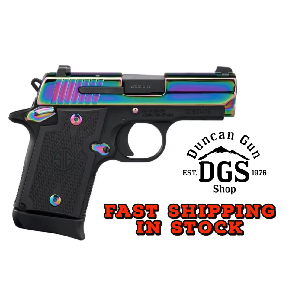 SIG P938 9MM 3 RAINBOW SAO 7RD