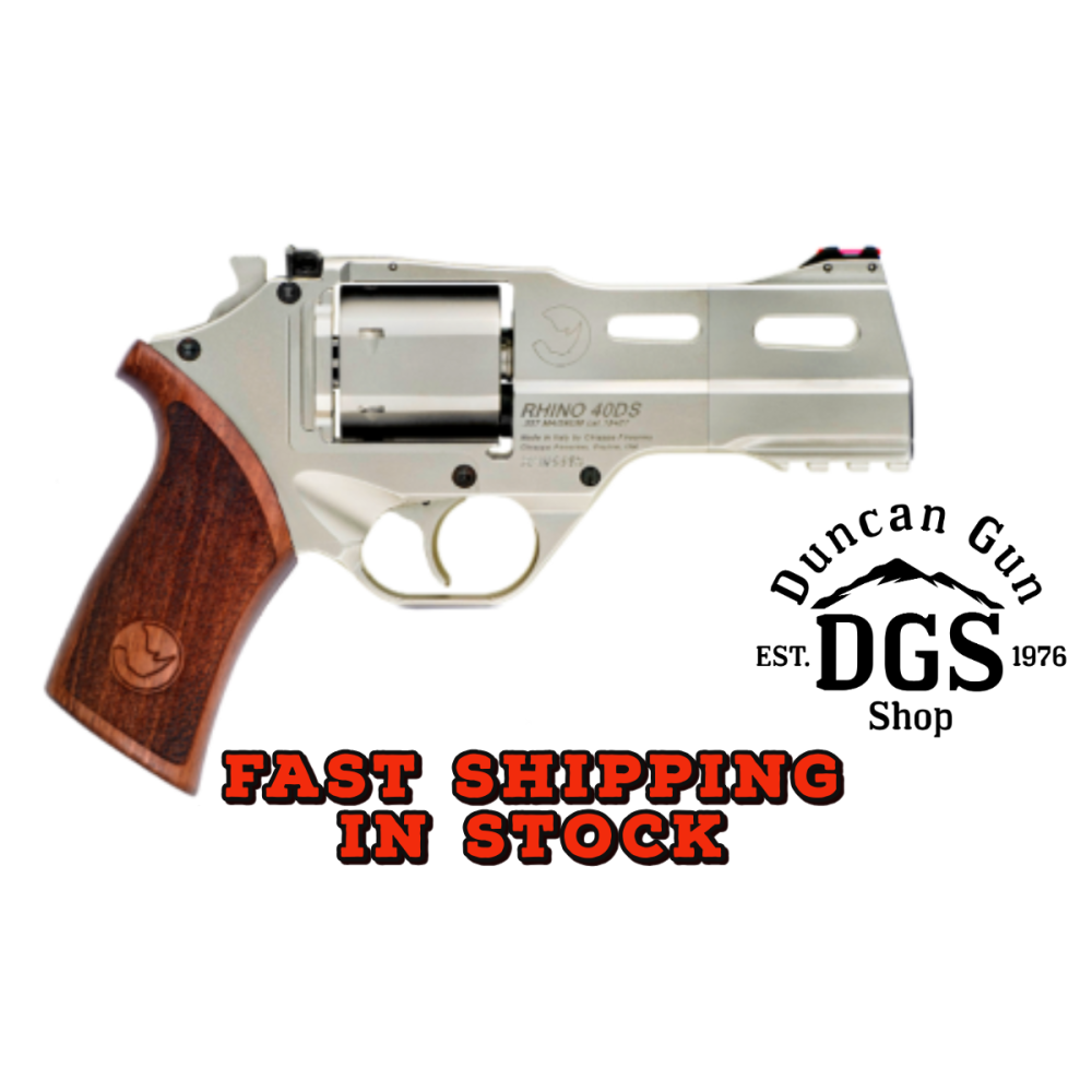 CHIAPPA FIREARMS RHINO 40DS NICKEL 4"BBL 357M 340.222