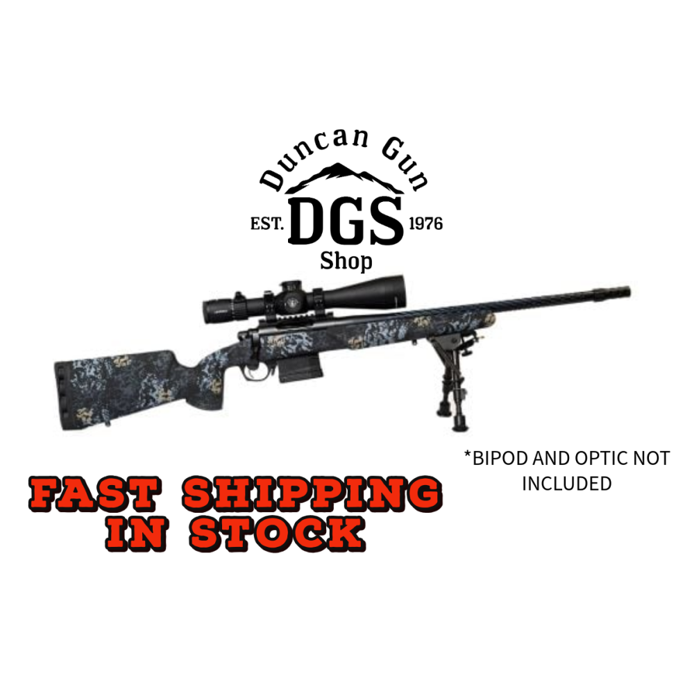 Horizon Firearms RF017S102214T19 Vandal Prime 308 Win 22 Black Spiral Fluted Threaded Barrel, Drilled & Tapped Receiver, Textured Iota EKO Carbon Fiber Stock