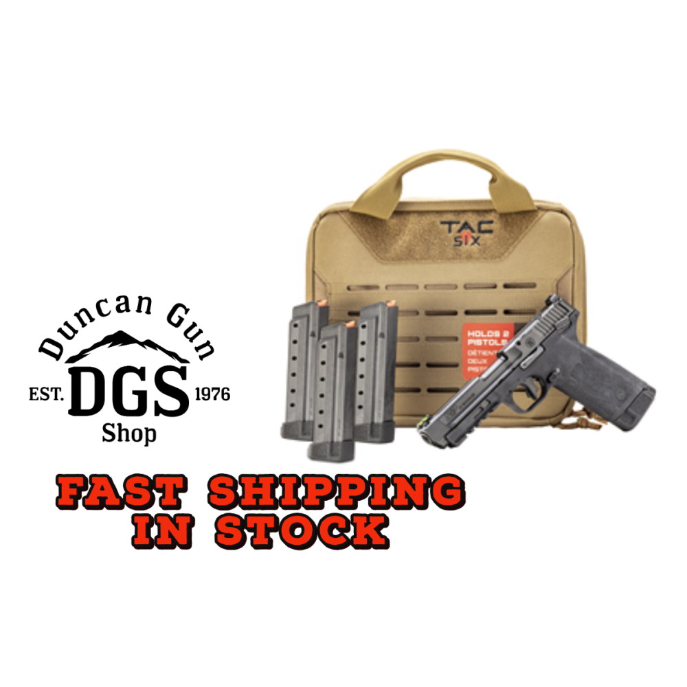 Smith & Wesson M&P 22WMR, Range Kit, Semi-automatic, Polymer Framed Pistol, Full Size, 22 WMR, 4.35 Barrel, Armornite Finish, Black, Optics Ready Slide For Shield SMSc Footprints, Manual Safety, Fiber Optic Front Sight, 30 Rounds, 4 Magazines, Includ