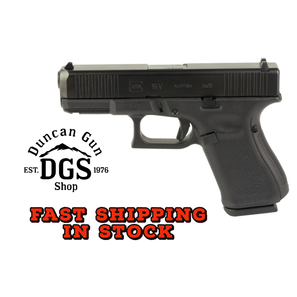 GLOCK 19 V 9MM LUGER FS 15-SHOT BLACK