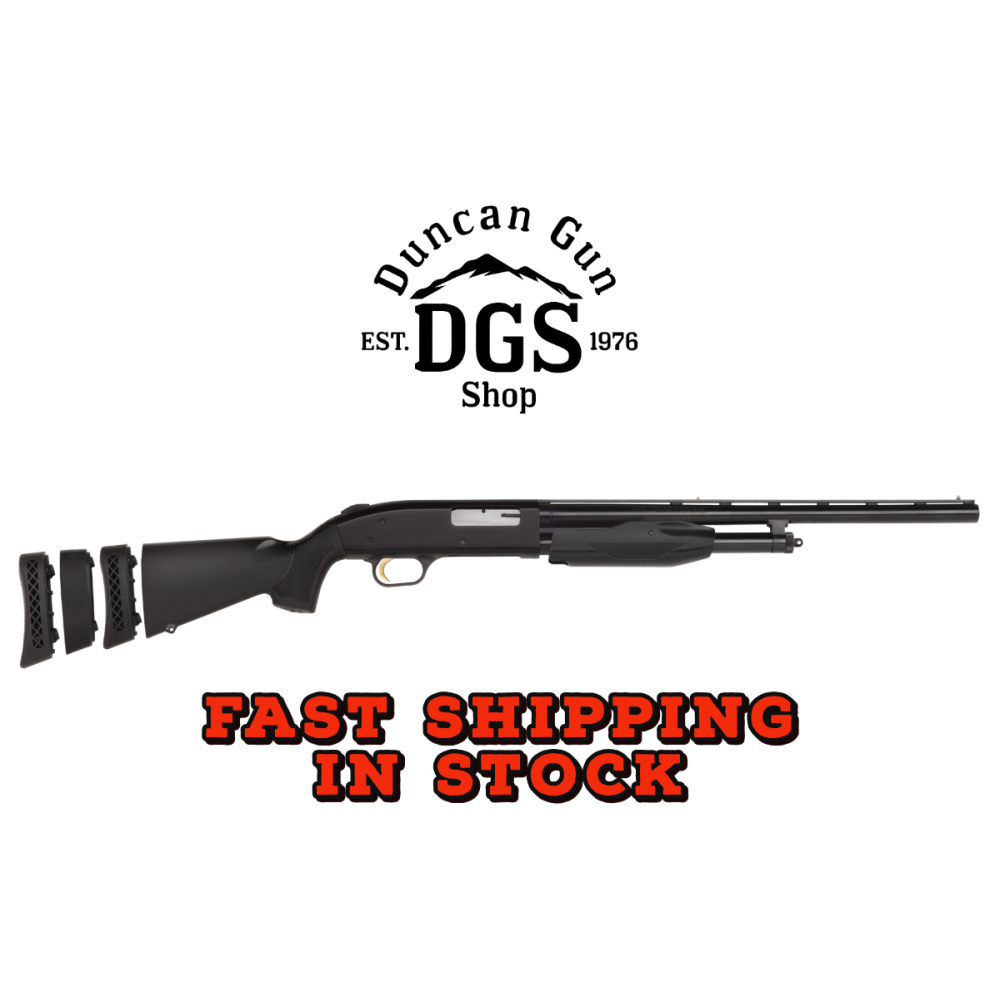 Mossberg 50485 510 Super Bantam Youth 20 Gauge 3 3+1 18.50 Vent Rib Barrel, Dual Extractors, EZ-Reach Forend, Blued Metal Finish, Synthetic Stock w/Adjustable LOP Spacer, Includes Accu-Set Chokes
