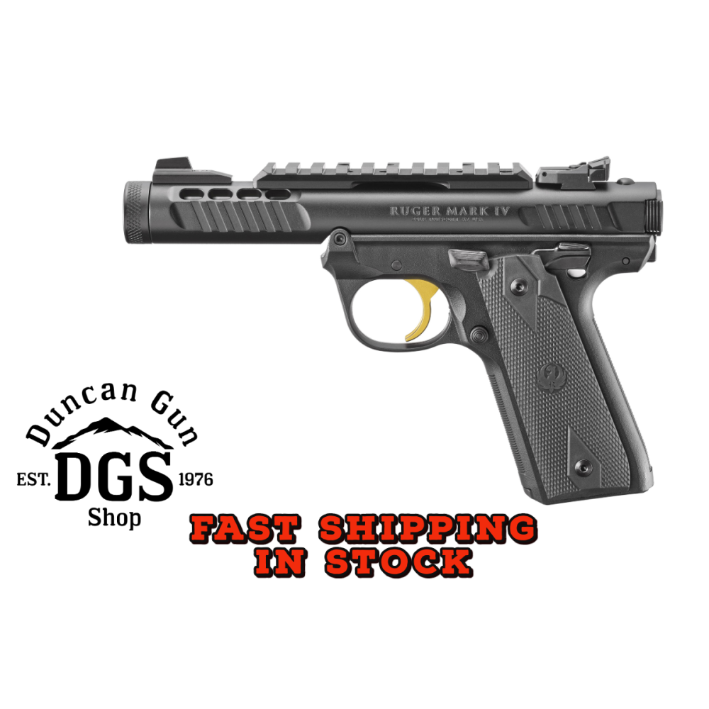 RUGER MKIV 22/45 LITE  22LR 4.4'' THREADED 43956