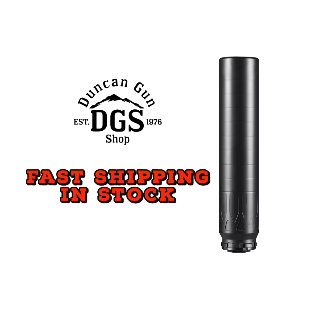 Dead Air Armament Nomad-L, Suppressor, 30 Caliber, Black Finish, 8.39 Long, 1.735 Diameter, 18.3 oz NOMAD-L