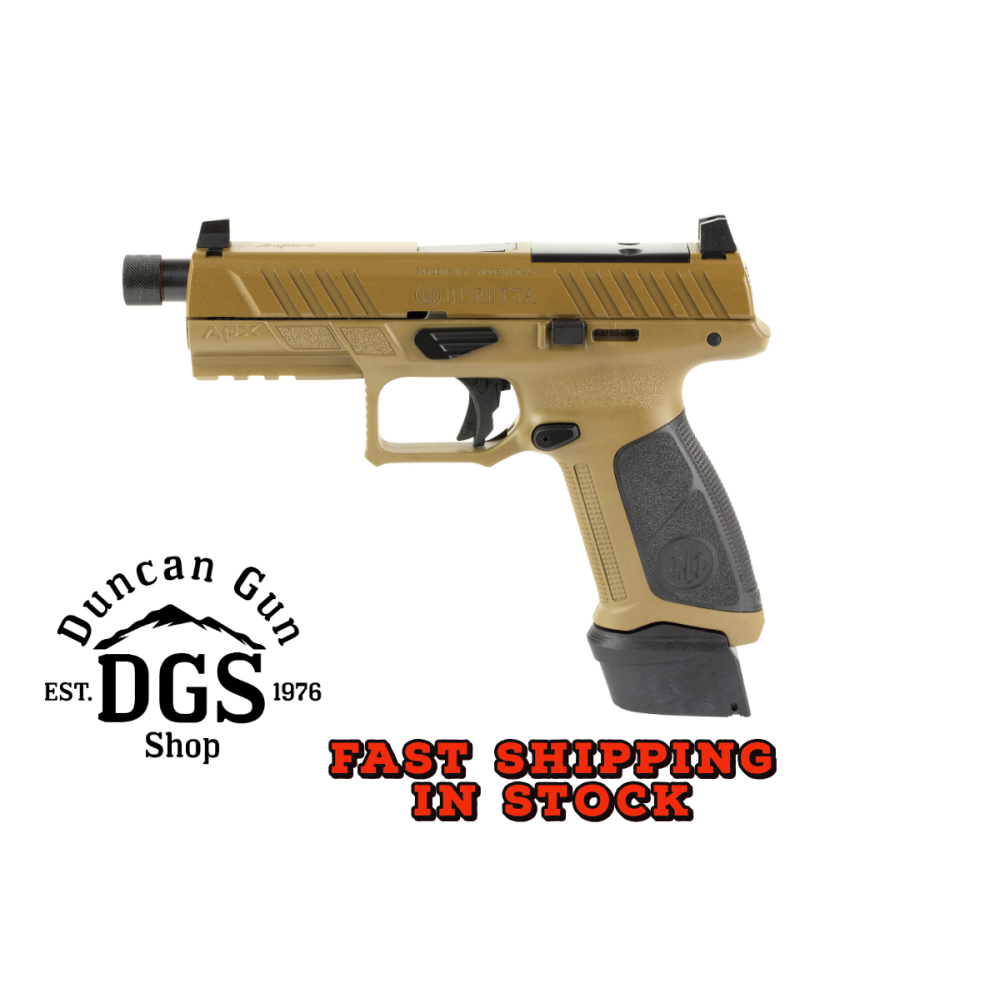 BERETTA APX A1 TACTICAL 9MM 4.8" TB 21RD OPTICS READY JAXA1F921TACFDE