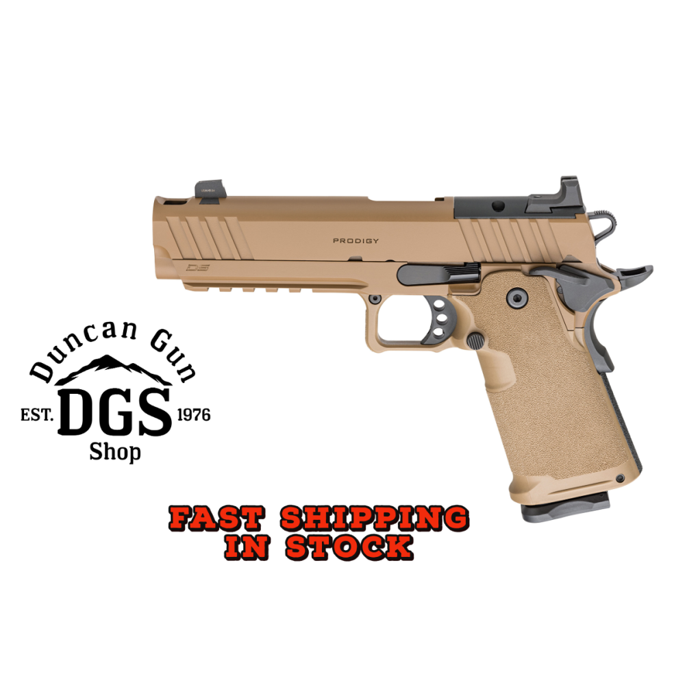SPR 1911 DS PRODIGY 9MM 5 COMP AOS COYOTE