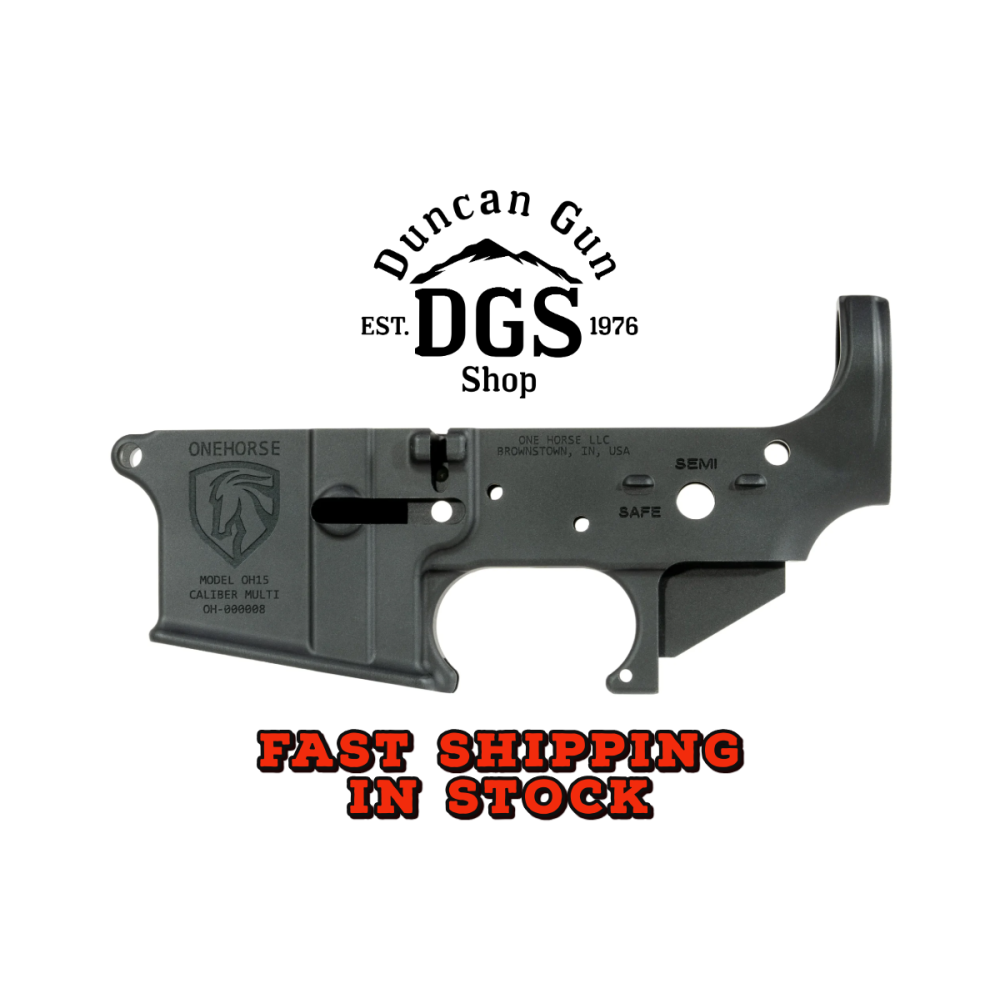 One Horse Stripped Lower Receiver