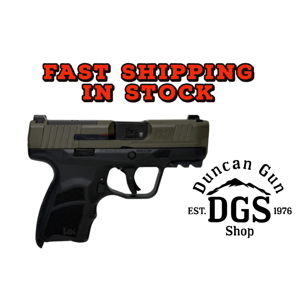 HKUS CC9 Micro comp 9mm 3.32in Grn/Blk