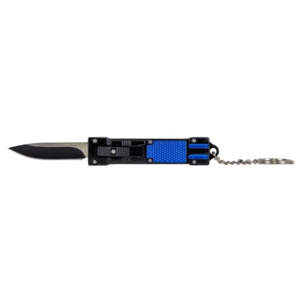 MC OTF KEYCHAIN KNIFE BLK/BLU